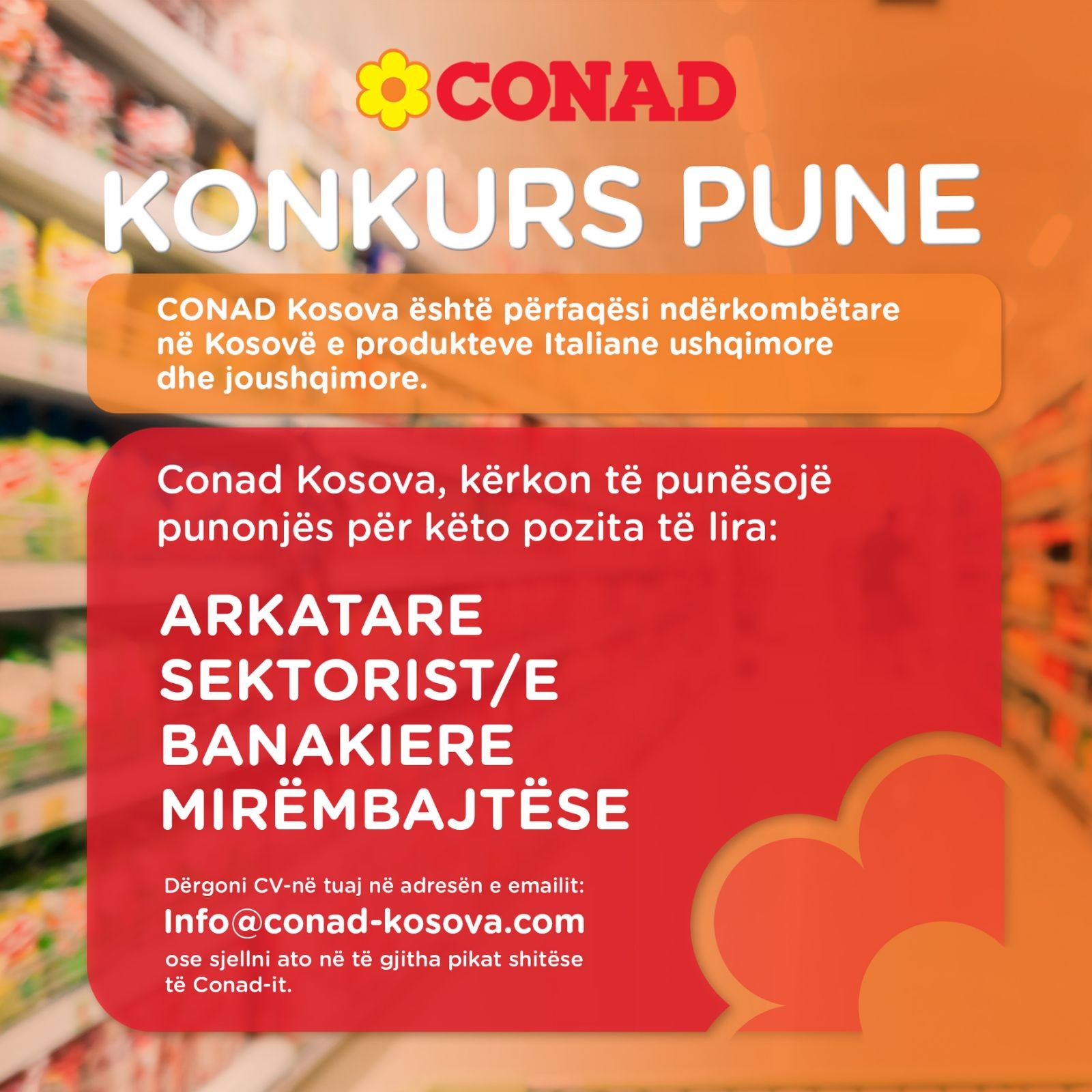 Vende te lira pune ne Conad